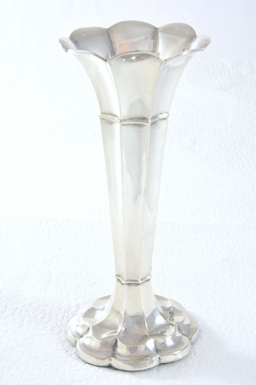 Antique Silver Posy Vase – Chester 1915