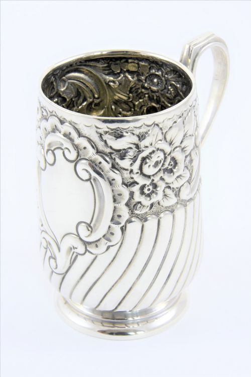 Edwardian Silver Christening Tankard – Chester 1901