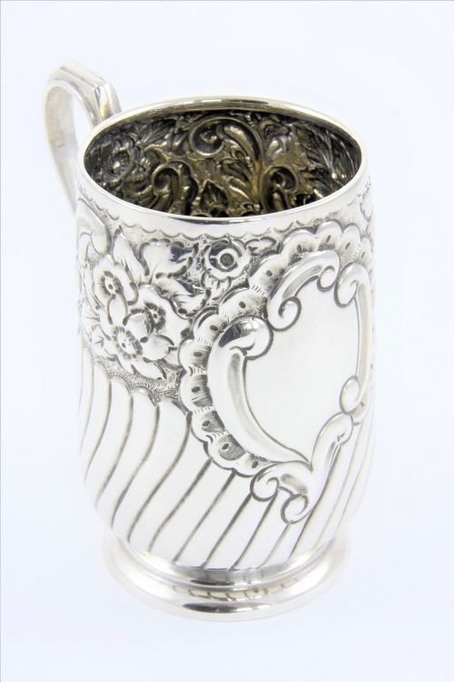 fig 1. Edwardian Silver Christening Tankard – Chester 1901
