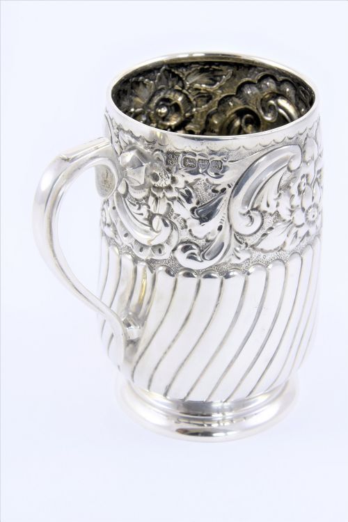 fig 2. Edwardian Silver Christening Tankard – Chester 1901