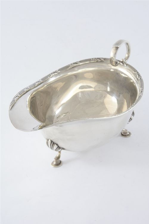 Antique Silver Sauce Boat 1912
