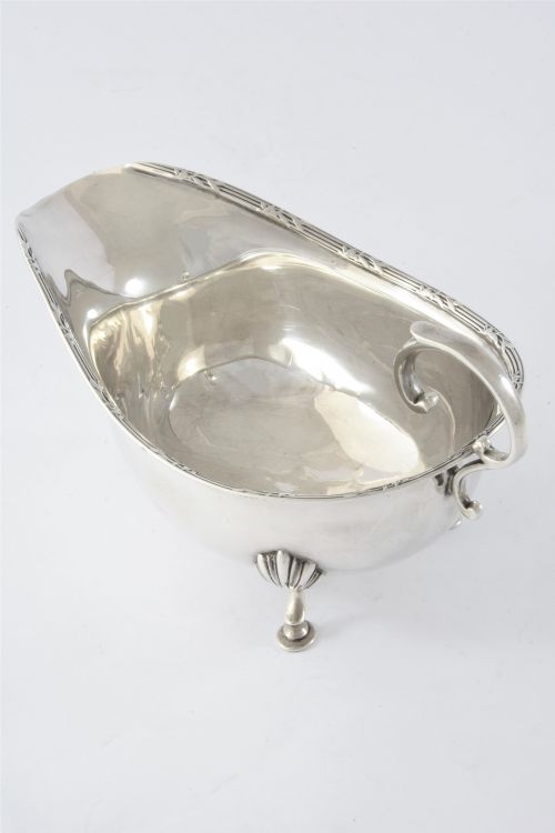 fig 2. Antique Silver Sauce Boat 1912