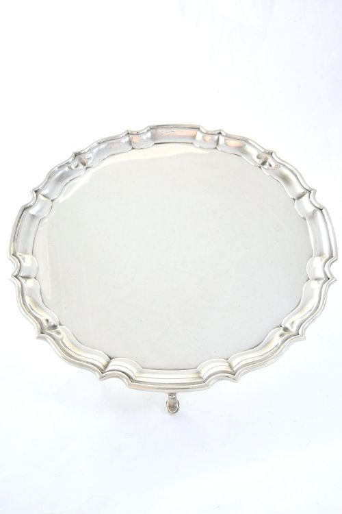 fig 3. Large George V Silver Salver 1938