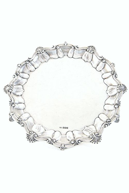 Edwardian Silver Salver 1909