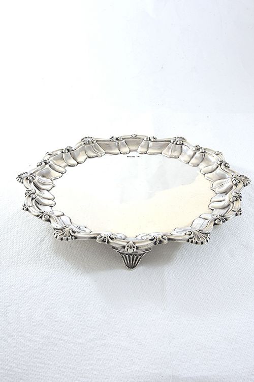 fig 1. Edwardian Silver Salver 1909
