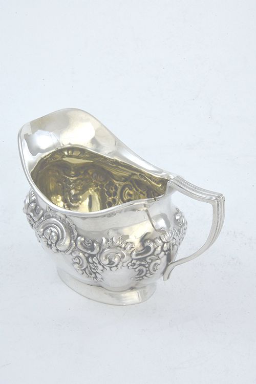 fig 1. Antique Silver Cream Jug – Edwardian 1905