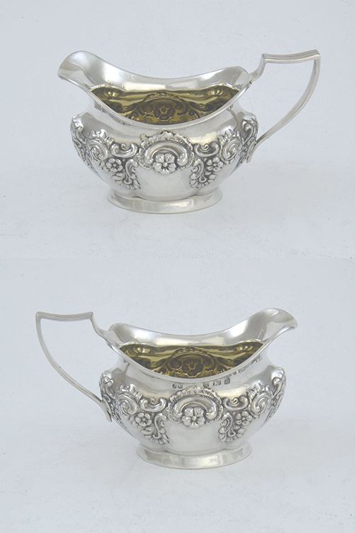 fig 3. Antique Silver Cream Jug – Edwardian 1905
