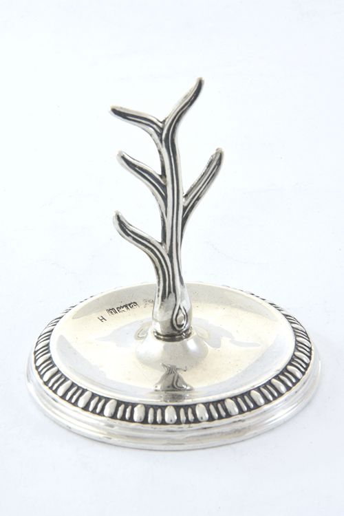 fig 1. Antique Silver Ring Tree 1918