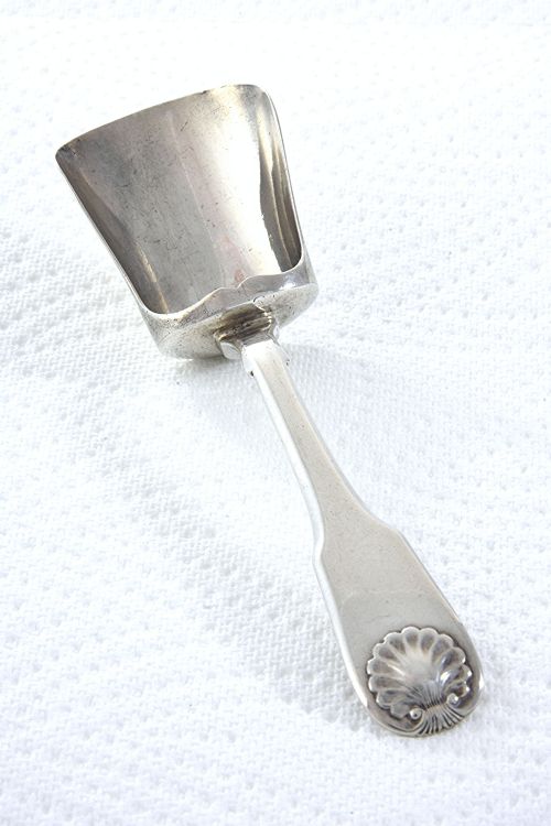 Rare Newcastle Georgian Silver Caddy Spoon 1825