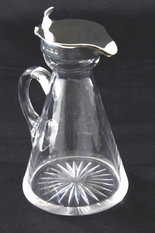 Edwardian Silver Mounted Whisky Noggin 1905