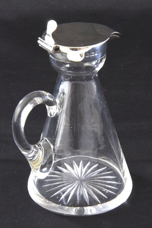 fig 1. Edwardian Silver Mounted Whisky Noggin 1905