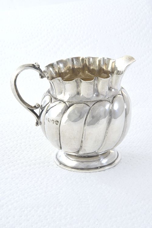 Victorian Silver Cream Jug 1890