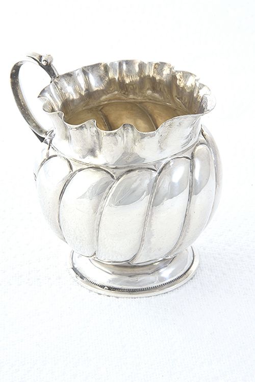 fig 1. Victorian Silver Cream Jug 1890
