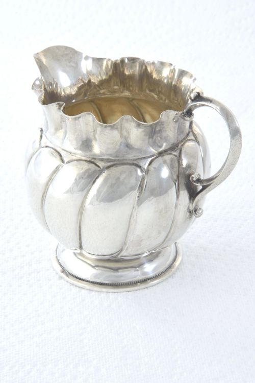 fig 2. Victorian Silver Cream Jug 1890
