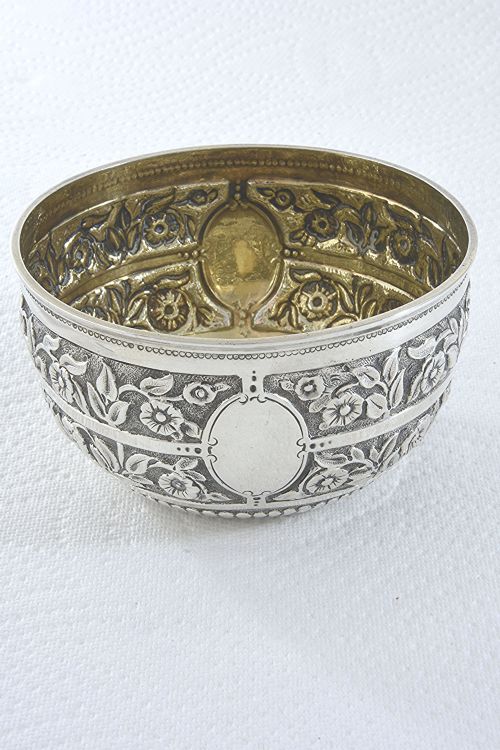 fig 3. Victorian Silver Cream Jug & Sugar Bowl 1880