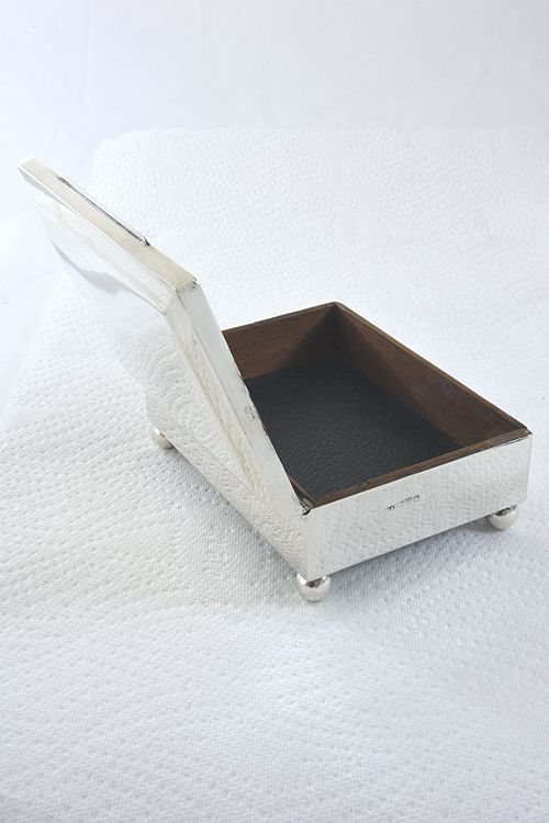 fig 3. Victorian Silver Trinket Box – Chester 1900