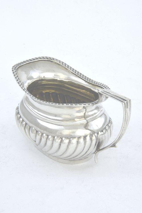 fig 1. Antique Silver Cream Jug – Victorian 1898