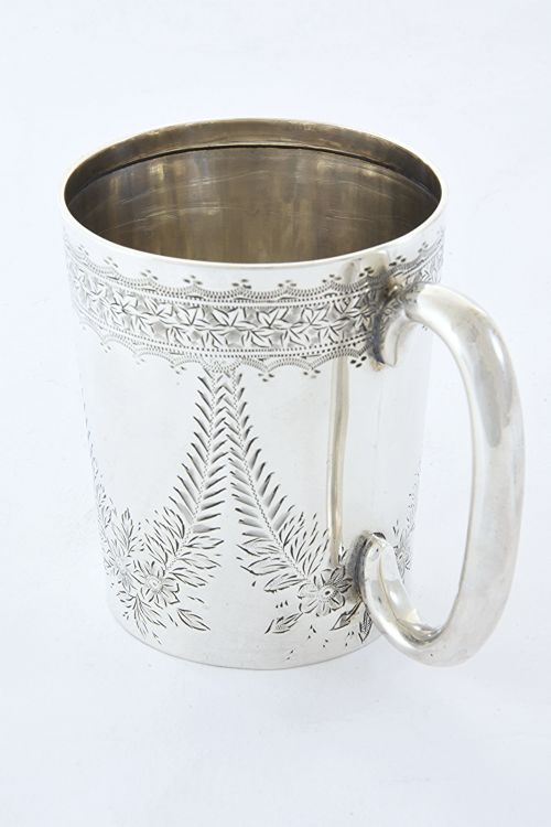 Edwardian Silver Christening Tankard 1904