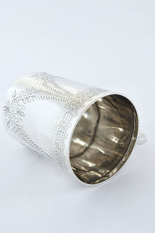 fig 3. Edwardian Silver Christening Tankard 1904