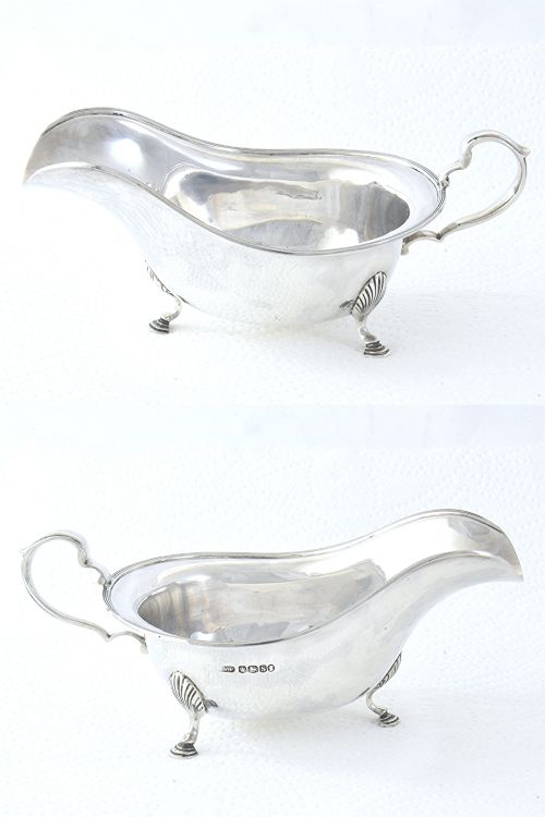 fig 2. Solid Silver Sauce Boat 1935