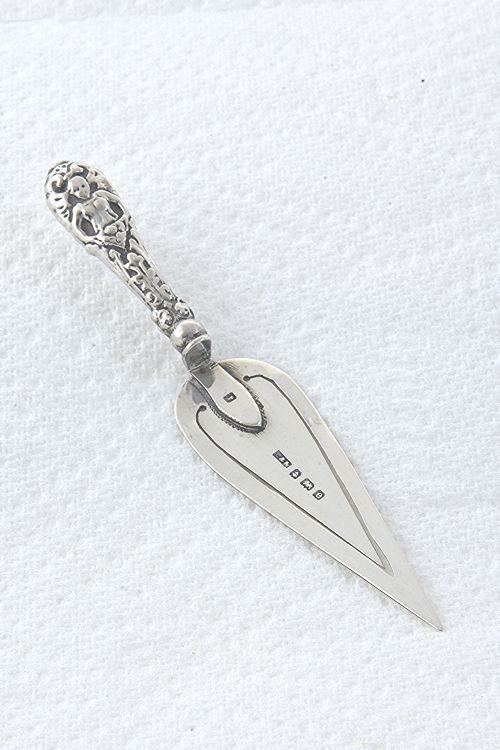 Edwardian Silver Bookmark (Trowel) 1904