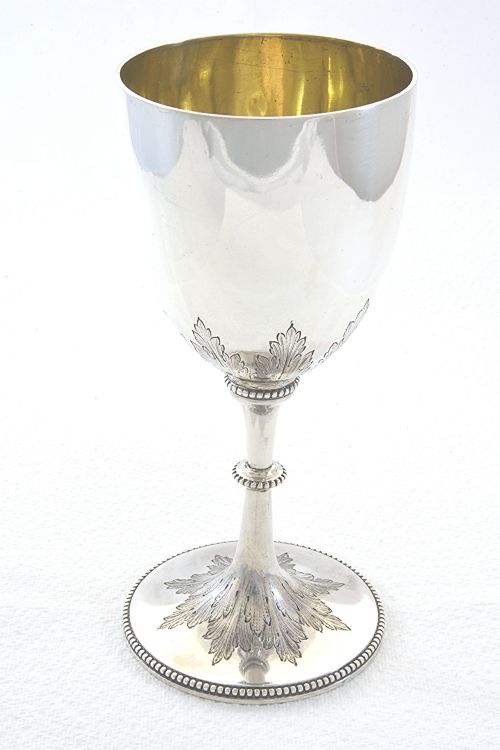 Victorian Silver Goblet 1875