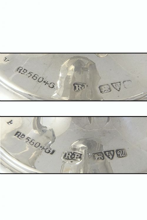 fig 4. Pair of Silver Posy Vases – Chester 1920