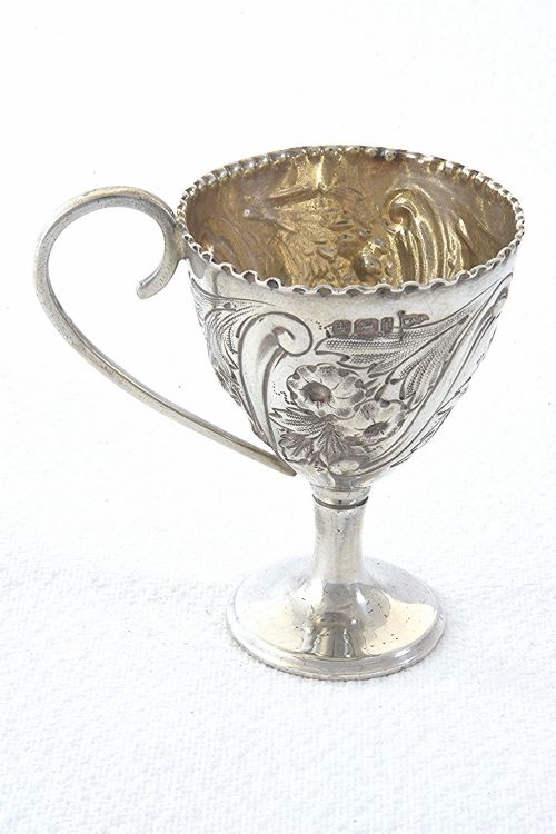 Edwardian Silver Egg Cup 1901