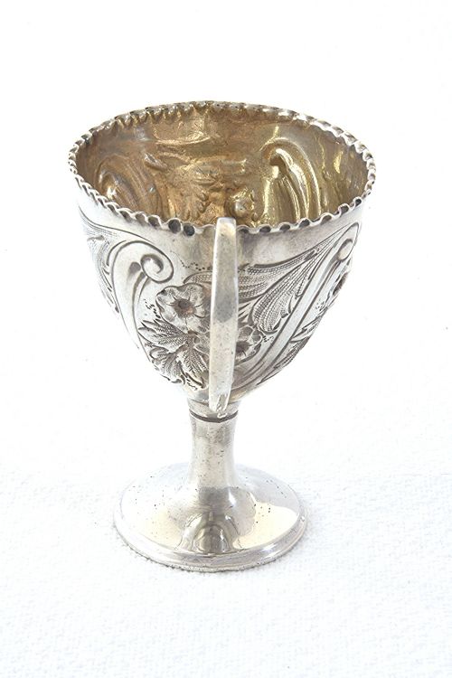 fig 2. Edwardian Silver Egg Cup 1901