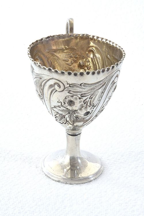 fig 3. Edwardian Silver Egg Cup 1901