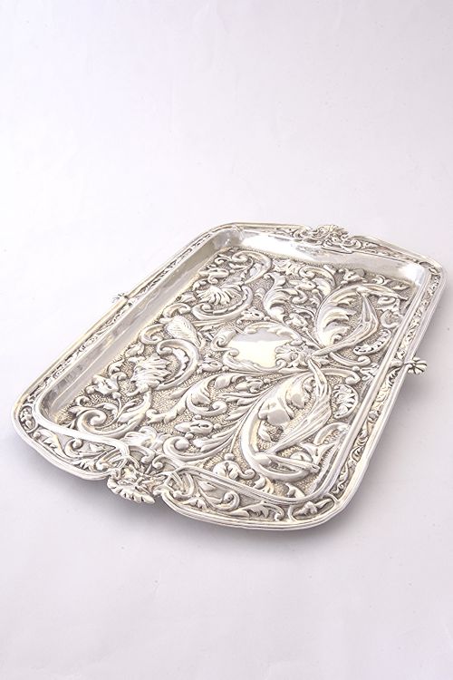 Edwardian Silver Dressing Table Tray 1905