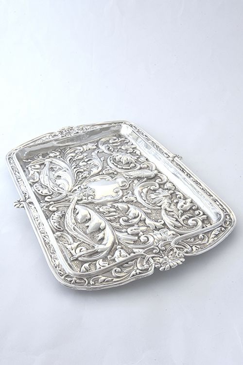 fig 1. Edwardian Silver Dressing Table Tray 1905