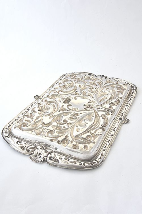 fig 3. Edwardian Silver Dressing Table Tray 1905