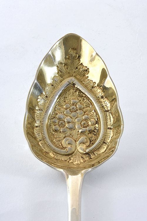 fig 3. George III Silver Berry Spoons 1812