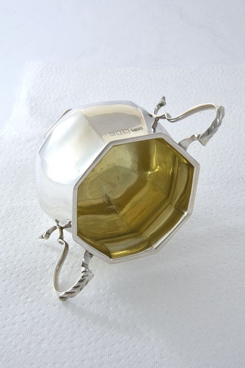 fig 2. George V Two Handled Silver Sugar Bowl 1913