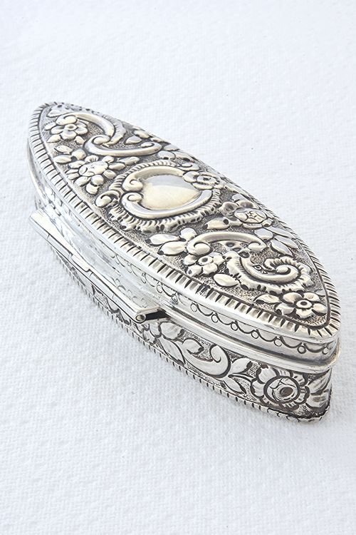 Victorian Silver Trinket Box 1890