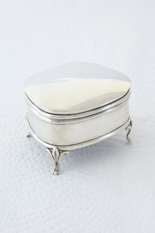 George V Silver Trinket Box – Chester 1918