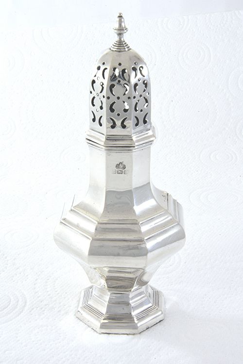 George V Silver Sugar Shaker 1912