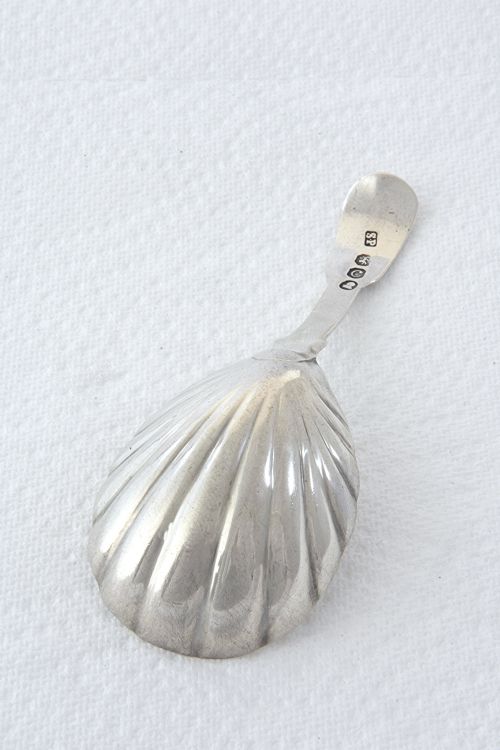 fig 2. George III Silver Caddy Spoon 1818