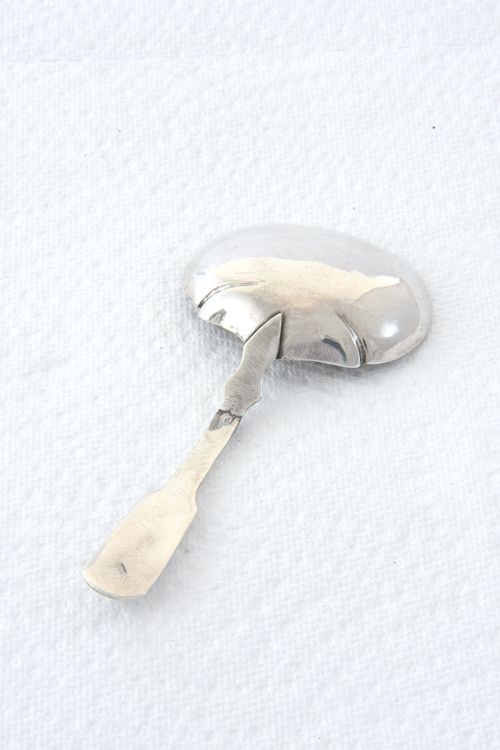 fig 1. George IV Silver Caddy Spoon 1824
