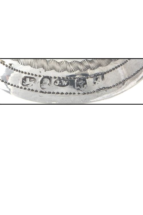 fig 3. George IV Silver Caddy Spoon 1824