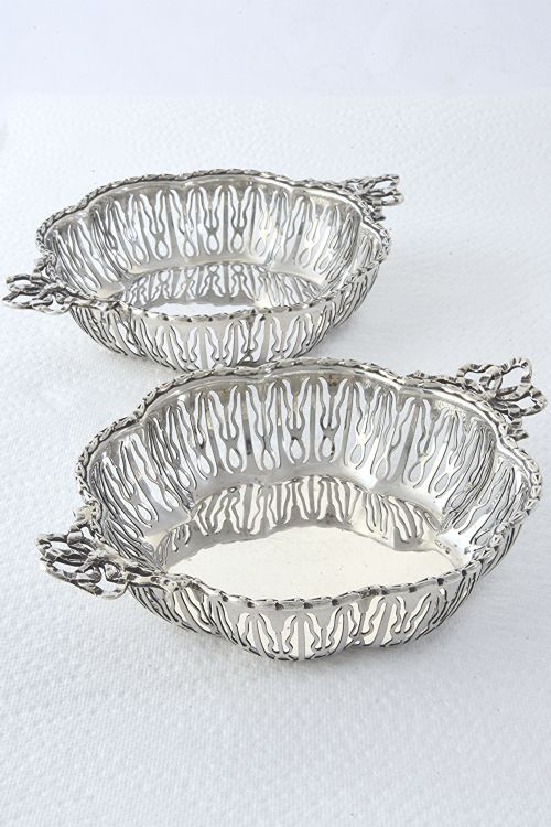 Pair of George V Silver Bonbon Dishes 1920