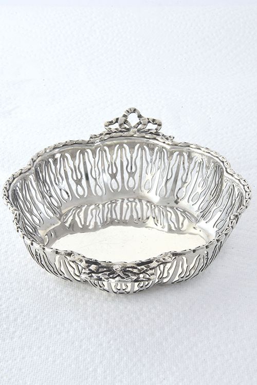 fig 1. Pair of George V Silver Bonbon Dishes 1920
