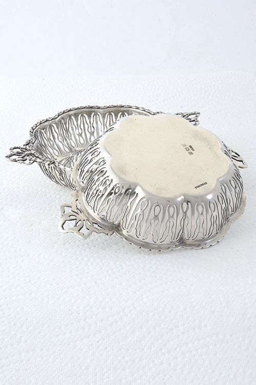 fig 4. Pair of George V Silver Bonbon Dishes 1920