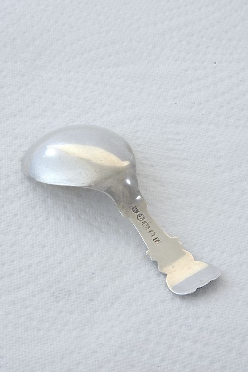 fig 2. George IV Silver Caddy Spoon 1820