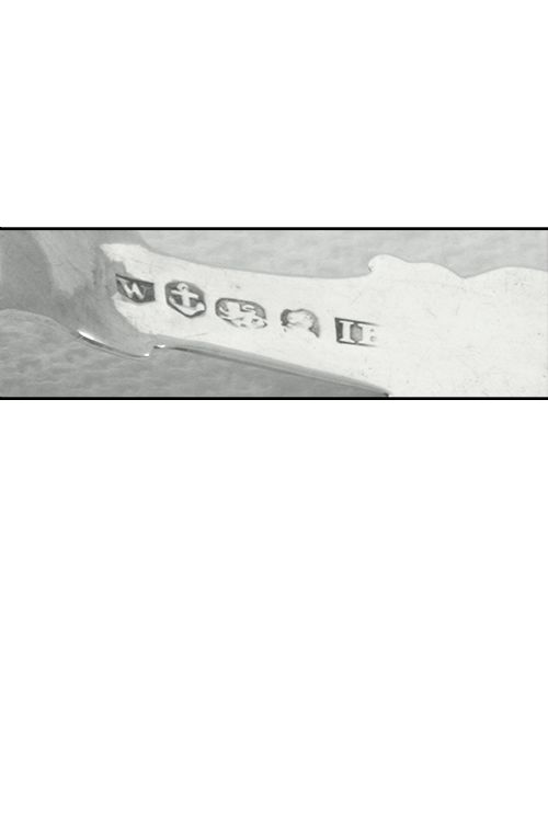 fig 4. George IV Silver Caddy Spoon 1820