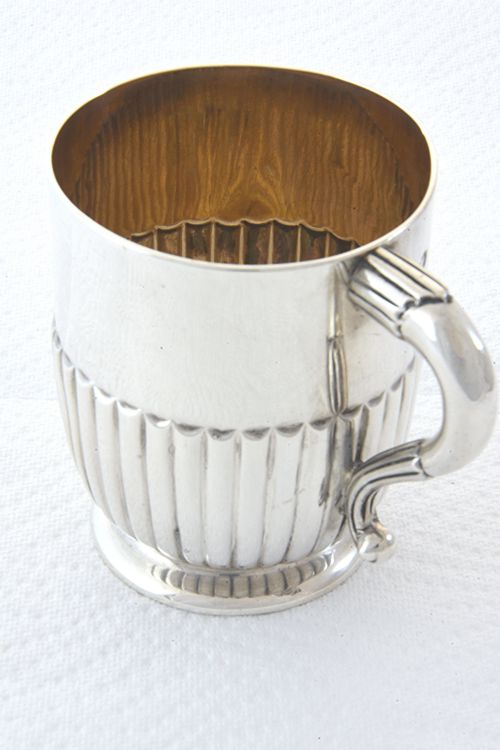 Victorian Silver Christening Mug – Walter & John Barnard - 1891