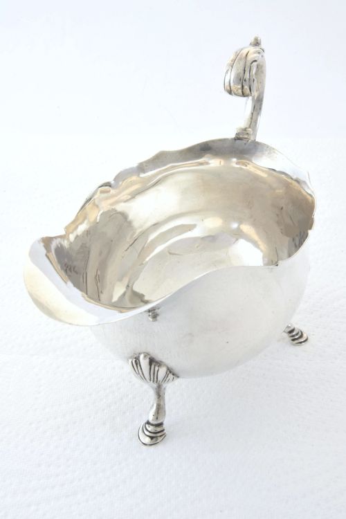 Edwardian Silver Sauce Boat – Chester 1904