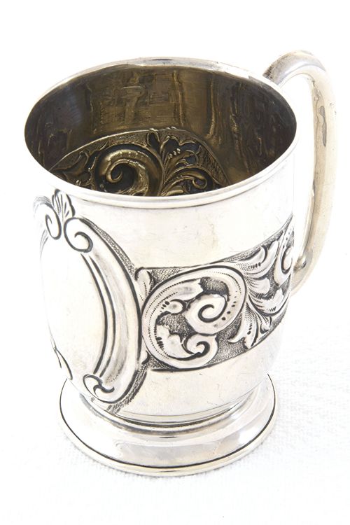 Edwardian Silver Christening Mug 1904