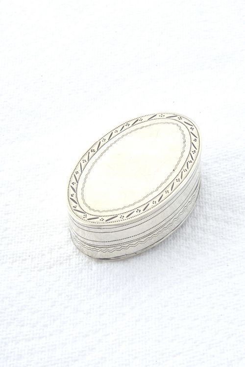 fig 1. George III Silver Snuff Box 1803